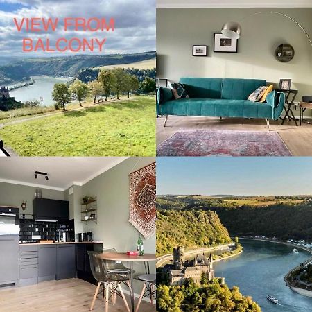 #1 Studioapartment Mit Loreleyblick Direkt An Der Schoensten Etappe Des Rheinsteigs Patersberg 外观 照片